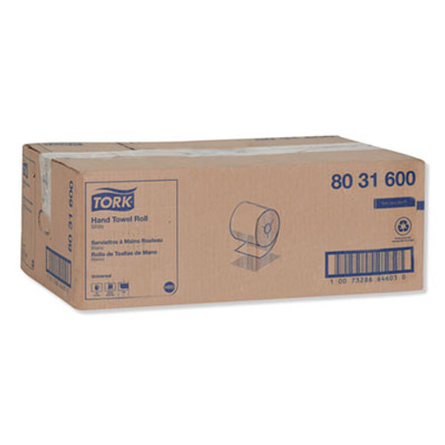 Tork® Universal Hand Towel Roll, Notched, 7.5 x 630 ft, White